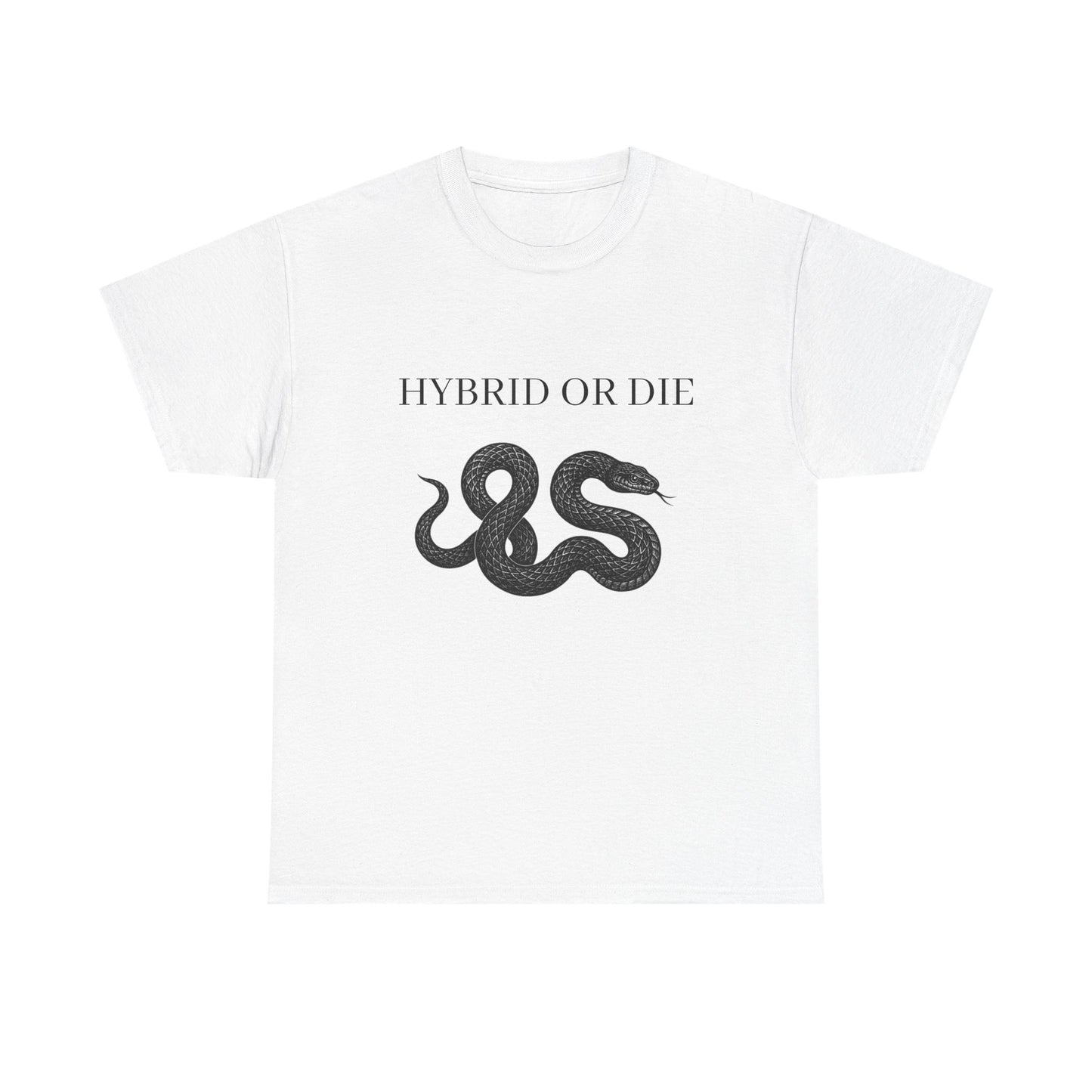 "Hybrid or Die" Snake Tee