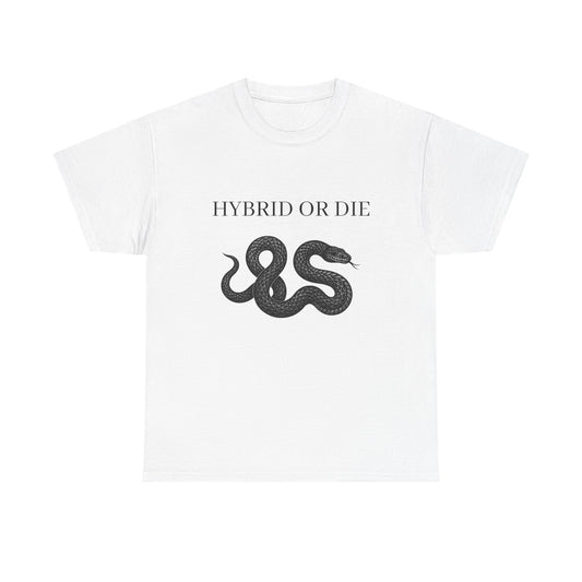 "Hybrid or Die" Snake Tee
